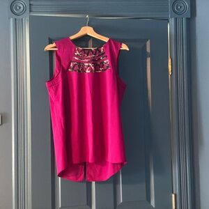 Catherine Pink Sleeveless Top